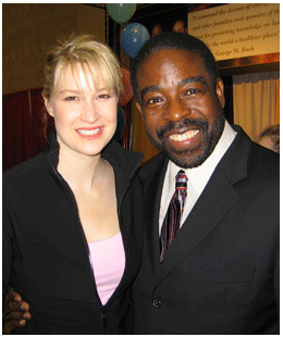 Stefanie Hartman and Les Brown